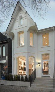 White on White Home Exterior