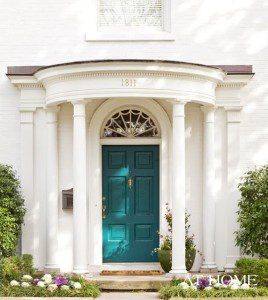 White on White Home Exterior