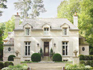 White on White Home Exterior