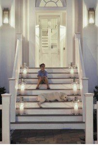 White on White Home Exterior
