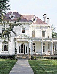 White on White Home Exterior