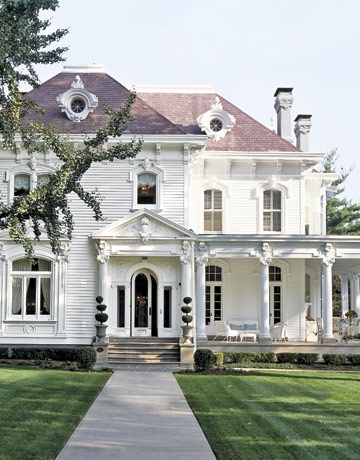 White on White Home Exterior