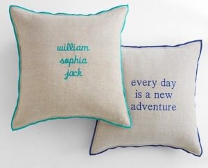 20" Cozy Linen Pillows from Red Envelope. $50