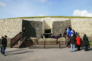 Only 22 people at a time can enter the chamber of Newgrange