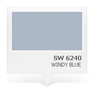  Sherwin Williams Windy Blue #6240