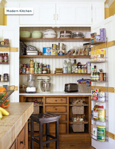 A well accessible pantry