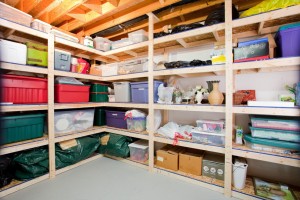 Don't forget to keep your basement organized.