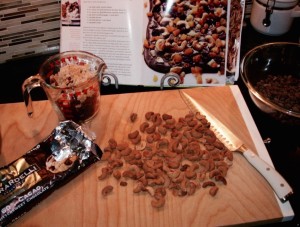 The Barefoot Contessa French Chocolate Bark in the Making